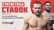 Букмекер раскрыл статистику ставок на третий бой Яна и Двалишвили