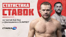 Букмекер раскрыл статистику ставок на третий бой Яна и Двалишвили