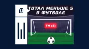 Что значит тотал меньше 5 (ТМ 5) в футболе