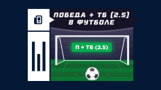 Что значит ставка на победу и ТБ (2.5) в футболе: простое объяснение и расчет